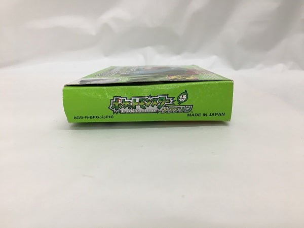 【中古】【箱説あり】ポケットモンスター リーフグリーン[ワイヤレスアダプタ同梱]＜レトロゲーム＞（代引き不可）6558