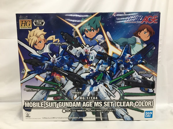 【中古】【未組立】1/144 HG 機動戦士ガンダムAGE MSセット(4機セット) クリアカラーVer. 「機動戦士ガンダムAGE」[5061638]＜プラモデル＞（代引き不可）6558