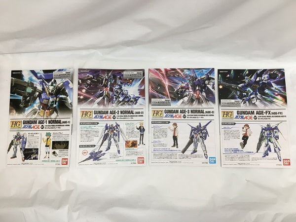 【中古】【未組立】1/144 HG 機動戦士ガンダムAGE MSセット(4機セット) クリアカラーVer. 「機動戦士ガンダムAGE」[5061638]＜プラモデル＞（代引き不可）6558
