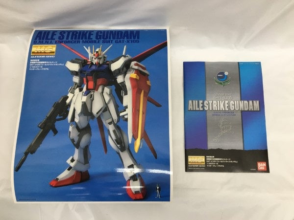 中古】【未組立】1/100 MG GAT-X105 エールストライクガンダム「機動