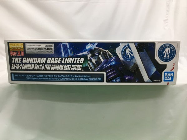 【中古】【未組立】1/100 MG RX-78-2 ガンダムVer.3.0(ガンダムベースカラー) 「機動戦士ガンダム」 [5058910]＜プラモデル＞（代引き不可）6558