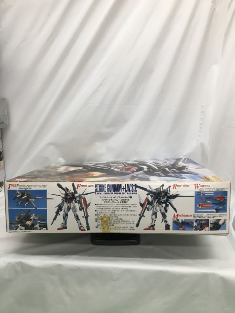 【中古】【未組立】1/100 MG GAT-X105 ストライクガンダム+I.W.S.P. 「機動戦士ガンダムSEED」 [0146728]＜プラモデル＞（代引き不可）6558