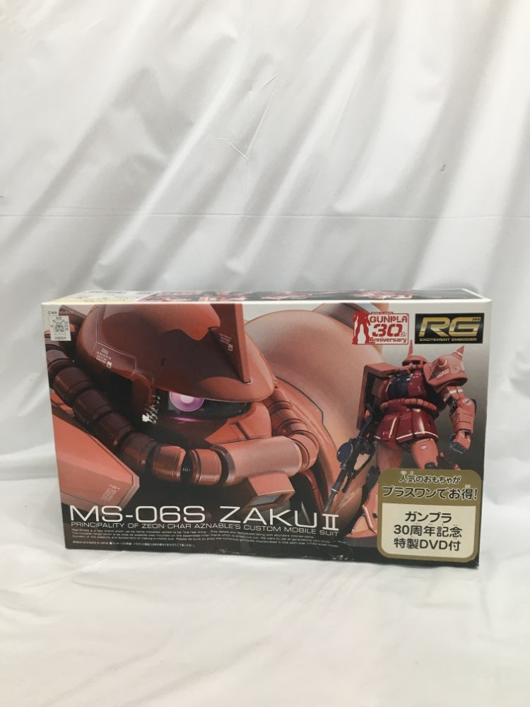 【中古】【未組立】【DVD付】1/144 RG MS-06S シャア専用ザク 「機動戦士ガンダム」 [0165511]＜プラモデル＞（代引き不可）6558