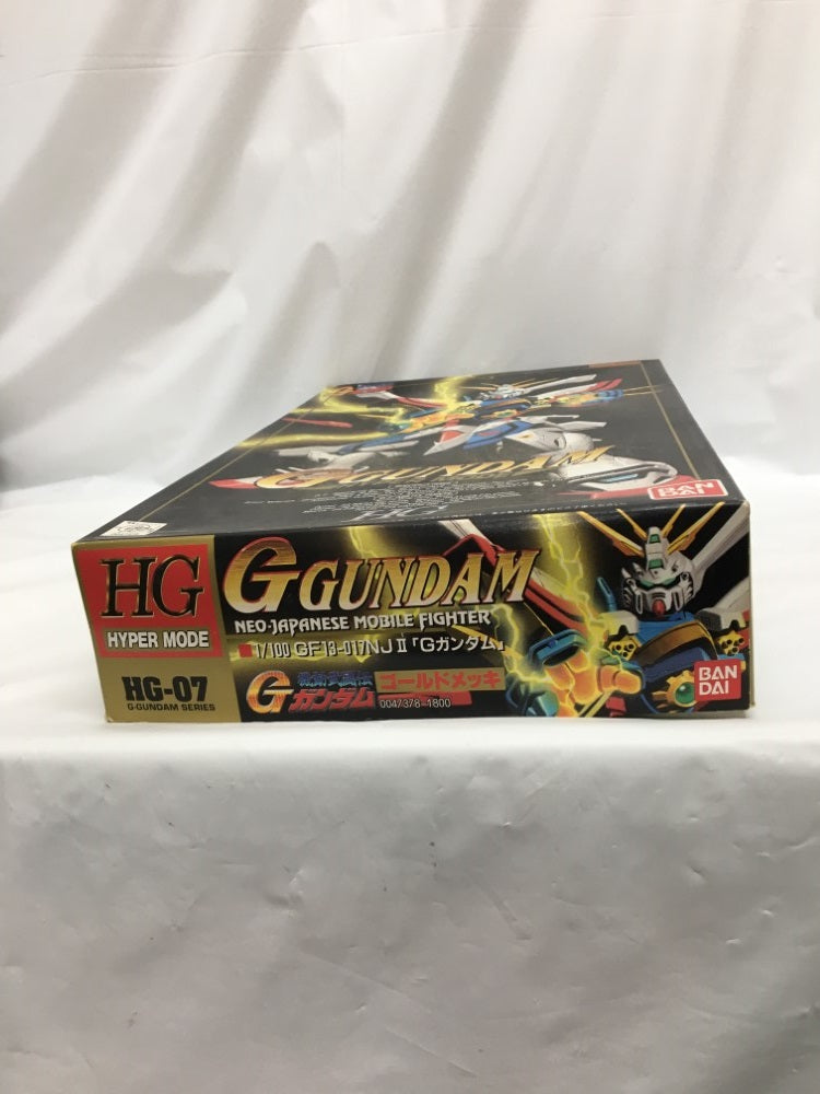 【中古】【未組立】1/100 HG GF13-017NJII Gガンダム ゴールドメッキ「機動武闘伝Gガンダム」[G-GUNDAM SERIES 07]＜プラモデル＞（代引き不可）6558