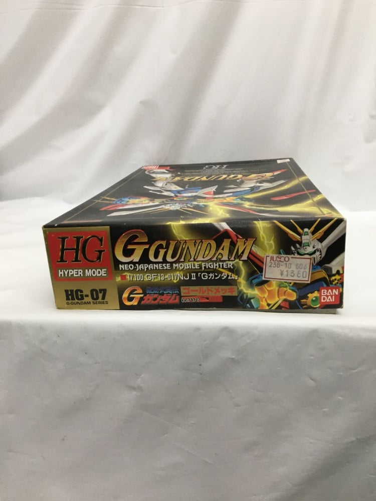 【中古】【未組立】1/100 HG GF13-017NJII Gガンダム ゴールドメッキ「機動武闘伝Gガンダム」[G-GUNDAM SERIES 07]＜プラモデル＞（代引き不可）6558