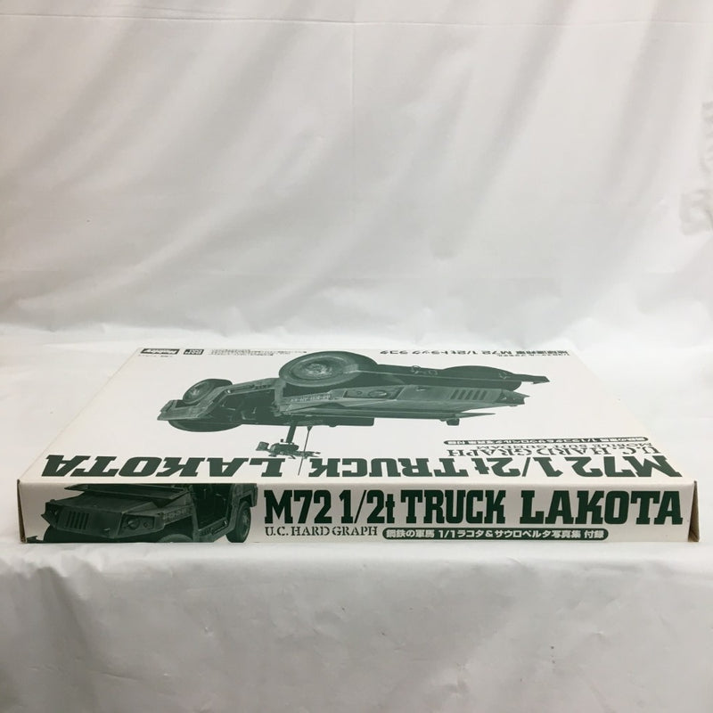 【中古】【未組立】1/35 UCHG 地球連邦軍 M72 1/2tトラック ラコタ＜プラモデル＞（代引き不可）6558