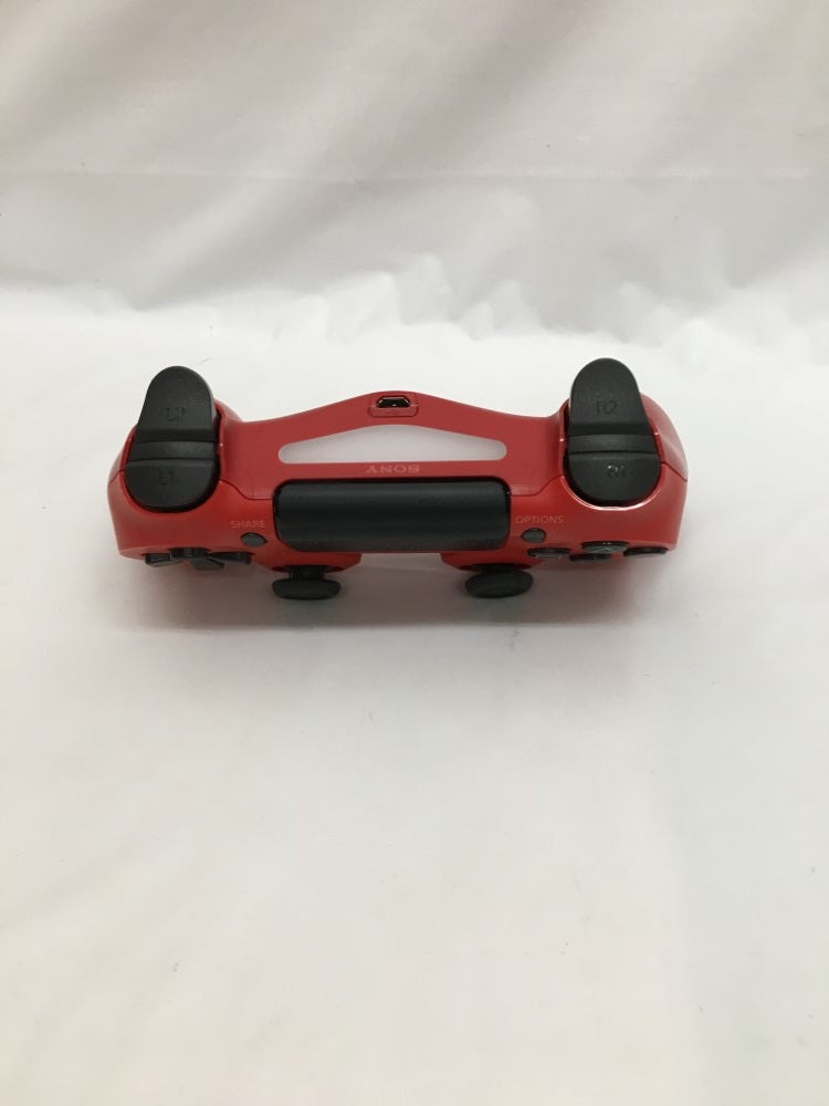 【中古】【外箱なし】【動作未確認】ワイヤレスコントローラDUALSHOCK4 マグマ・レッド[新型](CUH-ZCT2J11)＜レトロゲーム＞（代引き不可）6558