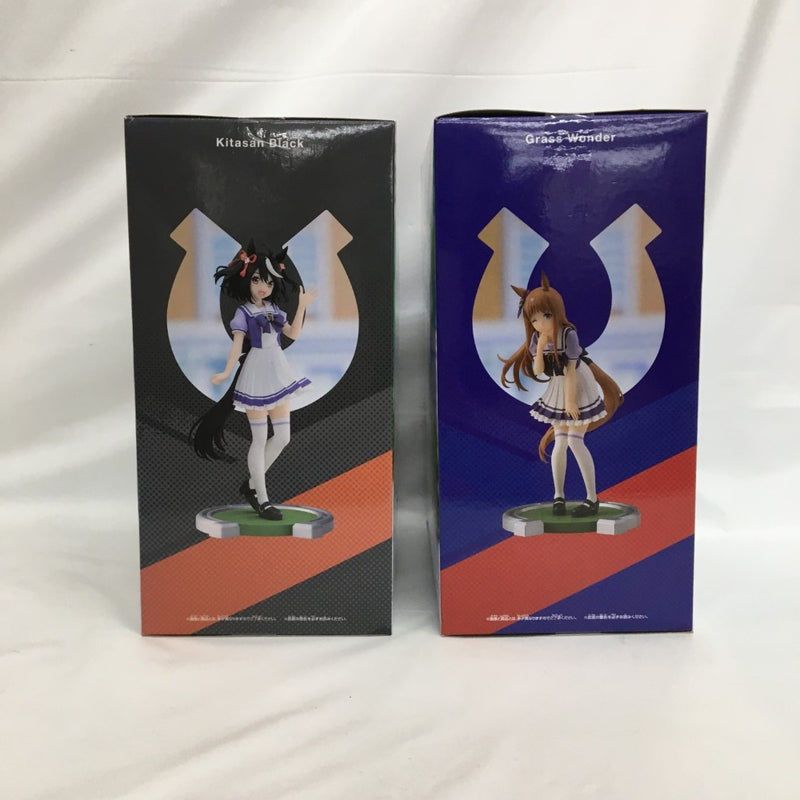 【中古】【未開封】【セット】「ウマ娘 プリティーダービー」キタサンブラック＆グラスワンダー＜フィギュア＞（代引き不可）6558