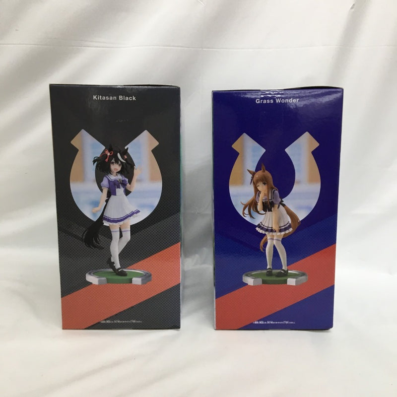 【中古】【未開封】【セット】「ウマ娘 プリティーダービー」キタサンブラック＆グラスワンダー＜フィギュア＞（代引き不可）6558