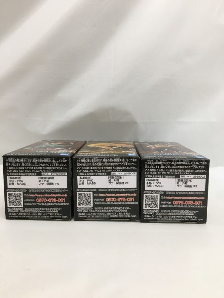 【中古】【未開封】【セット】「鬼滅の刃」 ワールドコレクタブルフィギュアvol.3 竈門炭治郎・我妻善逸 ・嘴平伊之助 3種＜フィギュア＞（代引き不可）6558