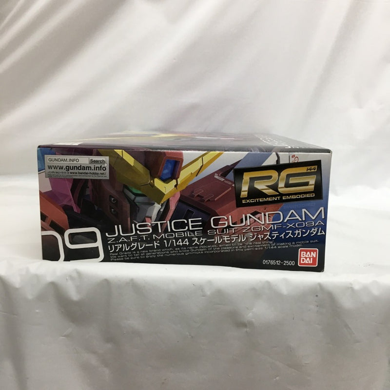 【中古】【未組立】1/144 RG ZGMF-X09A ジャスティスガンダム 「機動戦士ガンダムSEED」 [0176512]＜プラモデル＞（代引き不可）6558