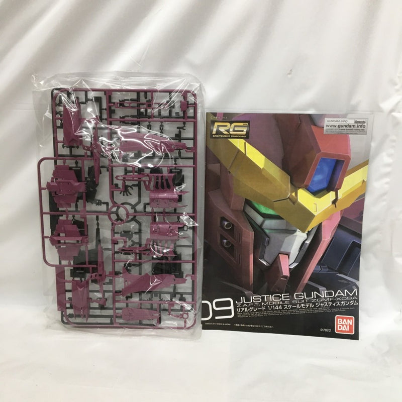 【中古】【未組立】1/144 RG ZGMF-X09A ジャスティスガンダム 「機動戦士ガンダムSEED」 [0176512]＜プラモデル＞（代引き不可）6558