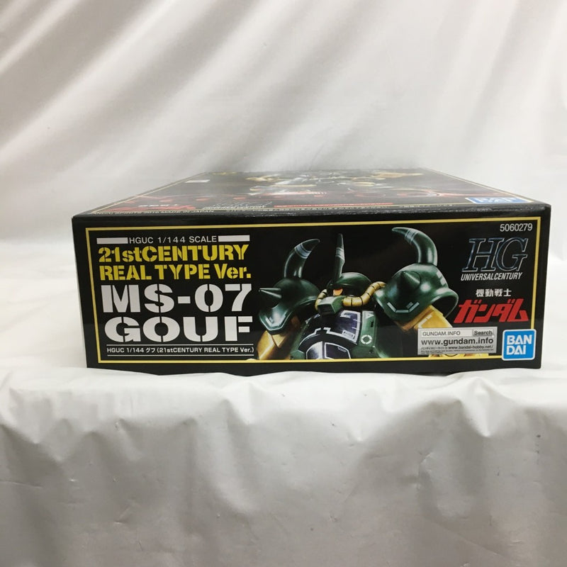 【中古】【未組立】1/144 HGUC MS-07B グフ 21stCENTURY REAL TYPE Ver. 「機動戦士ガンダムMSV」 [5060279]＜プラモデル＞（代引き不可）6558