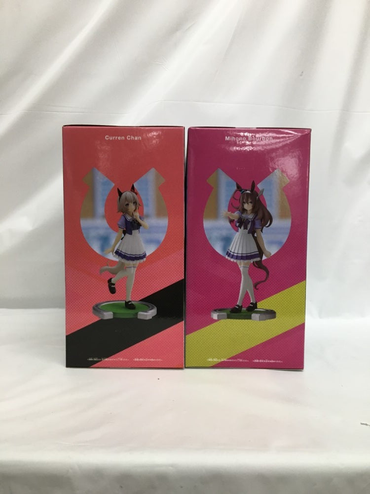 【中古】【未開封】【セット】 「ウマ娘 プリティーダービー」カレンチャン＆ミホノブルボン 2種＜フィギュア＞（代引き不可）6558