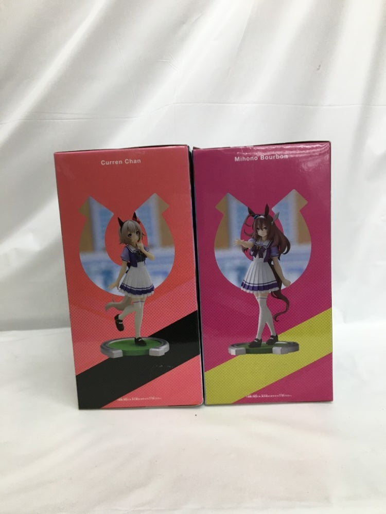 【中古】【未開封】【セット】 「ウマ娘 プリティーダービー」カレンチャン＆ミホノブルボン 2種＜フィギュア＞（代引き不可）6558