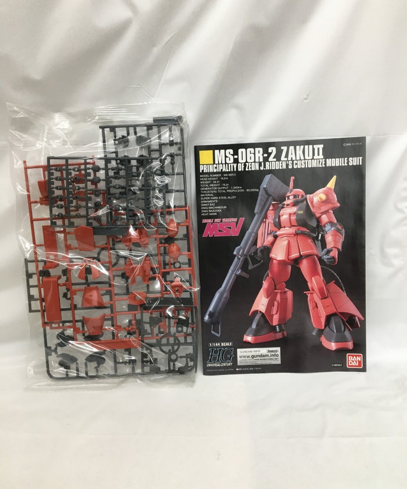【中古】【未組立】1/144 HGUC MS-06R-2 ジョニー・ライデン専用ザクII 「機動戦士ガンダム」 [5060400]＜プラモデル＞（代引き不可）6558