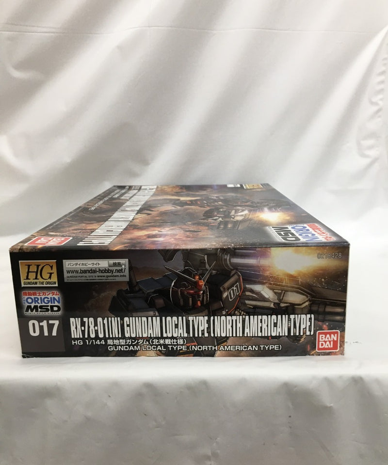 【中古】【未組立】1/144 HG RX-78-01[N] 局地型ガンダム(北米戦仕様) 「機動戦士ガンダム」＜プラモデル＞（代引き不可）6558