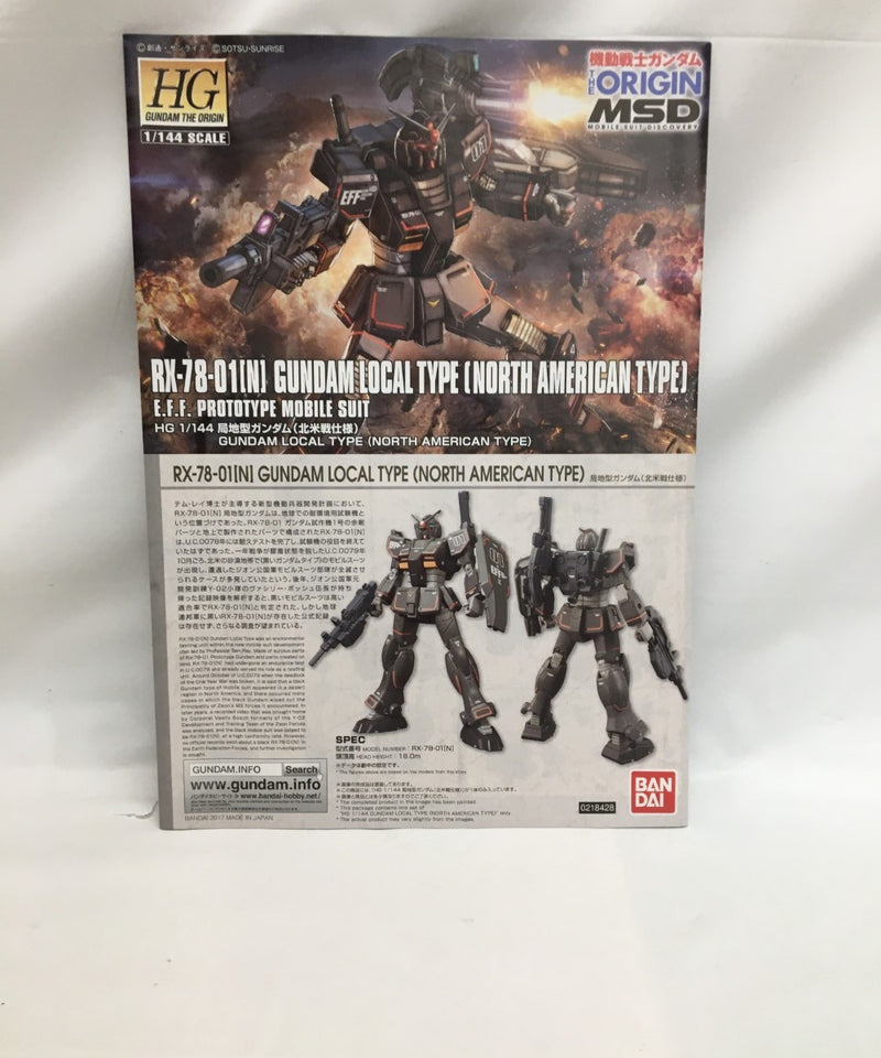 【中古】【未組立】1/144 HG RX-78-01[N] 局地型ガンダム(北米戦仕様) 「機動戦士ガンダム」＜プラモデル＞（代引き不可）6558