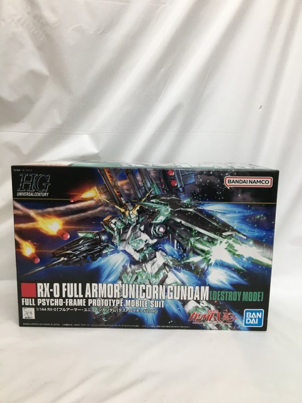 【中古】【未組立】1/144 HGUC RX-0 フルアーマーユニコーンガンダム(デストロイモード) 「機動戦士ガンダムUC episode 7」＜プラモデル＞（代引き不可）6558