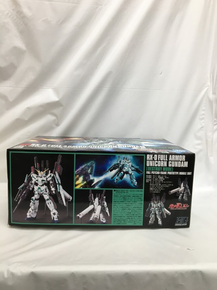 【中古】【未組立】1/144 HGUC RX-0 フルアーマーユニコーンガンダム(デストロイモード) 「機動戦士ガンダムUC episode 7」＜プラモデル＞（代引き不可）6558