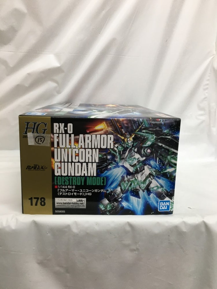 【中古】【未組立】1/144 HGUC RX-0 フルアーマーユニコーンガンダム(デストロイモード) 「機動戦士ガンダムUC episode 7」＜プラモデル＞（代引き不可）6558