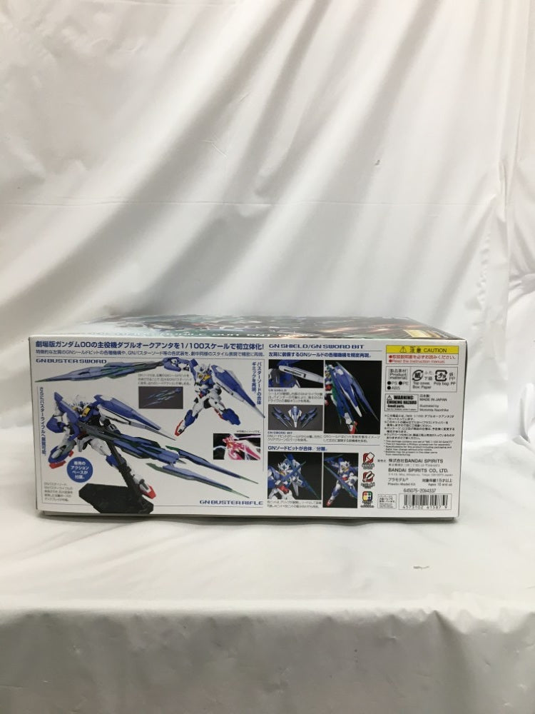 【中古】【未組立】1/100 MG GNT-0000 ダブルオークアンタ「劇場版 機動戦士ガンダム00-A wakening of the Trailblazer-」＜プラモデル＞（代引き不可）6558