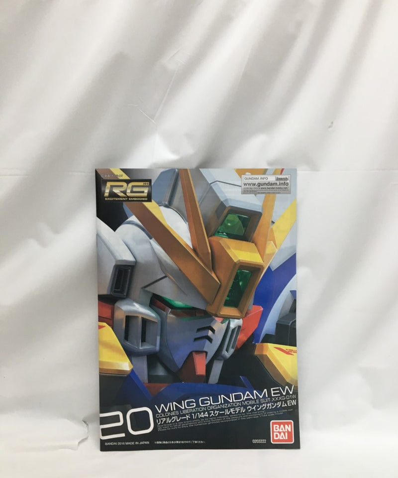 【中古】【未組立】1/144 RG XXXG-01W ウイングガンダム EW 「新機動戦記ガンダムW Endless Waltz」＜プラモデル＞（代引き不可）6558