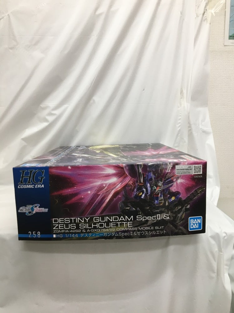 【中古】【未組立】1/144 HG デスティニーガンダムSpecII＆ゼウスシルエット 「機動戦士ガンダムSEED FREEDOM」 [5067428]＜プラモデル＞（代引き不可）6558