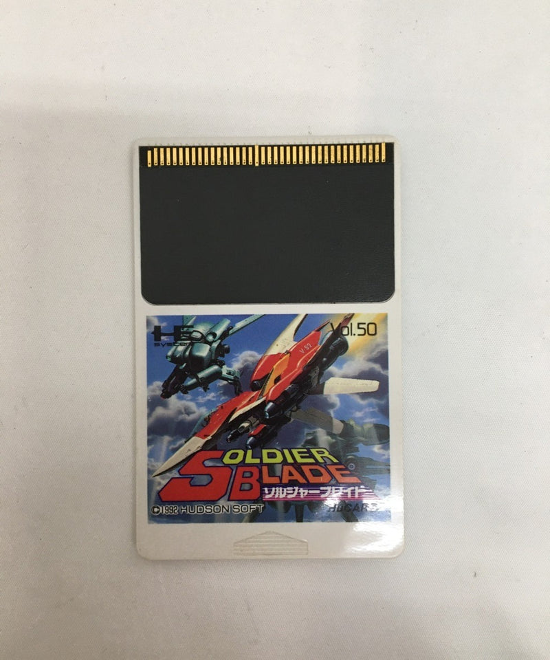 【中古】【開封品】【動作未確認】PCエンジンHuカードソフト　ソルジャーブレイド＜レトロゲーム＞（代引き不可）6558