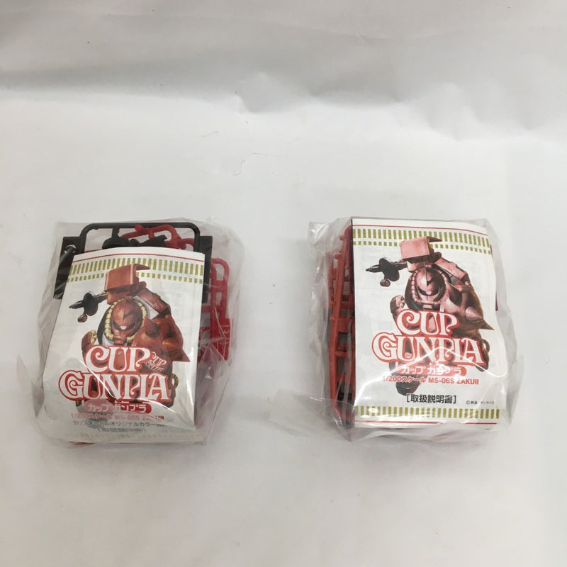 【中古】【開封済・未組立】カップヌードル発売40周年記念 カップガンプラ&カップヌードル＜プラモデル＞（代引き不可）6558