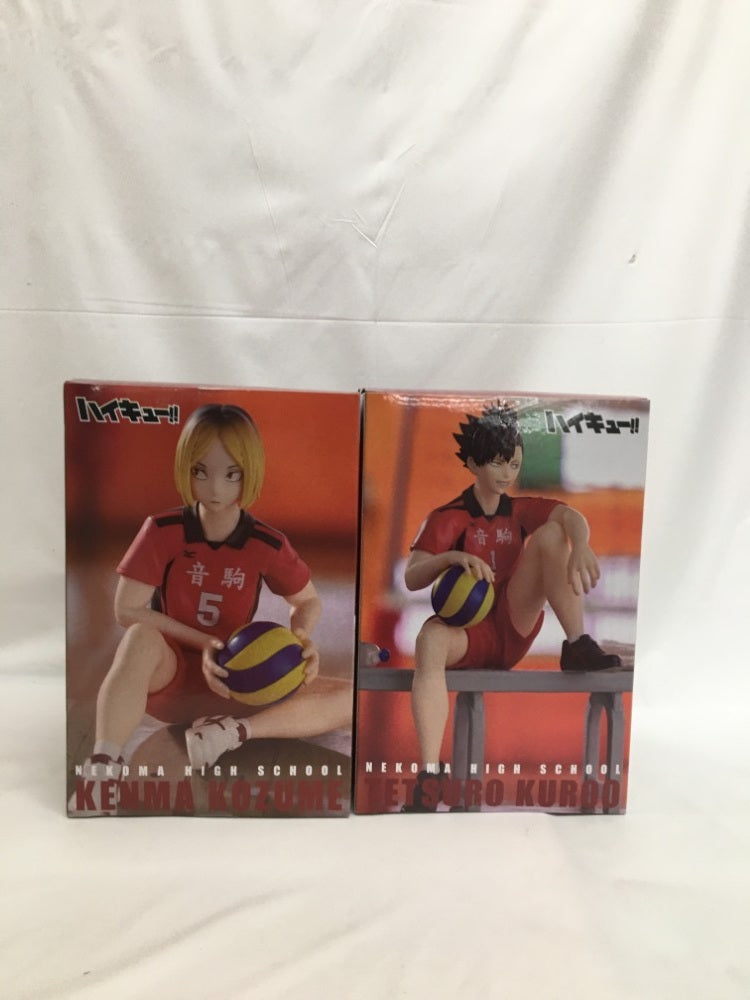 【中古】【未開封】【セット】「ハイキュー!!」 ぬーどるストッパーフィギュア 孤爪研磨＆黒尾鉄朗 2種＜フィギュア＞（代引き不可）6558