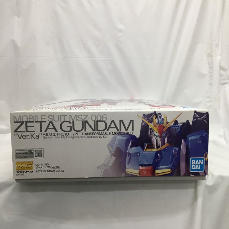 【中古】【未組立】1/100 MG MSZ-006 ゼータガンダム Ver.Ka 「機動戦士Zガンダム」 [5064015]＜プラモデル＞（代引き不可）6558