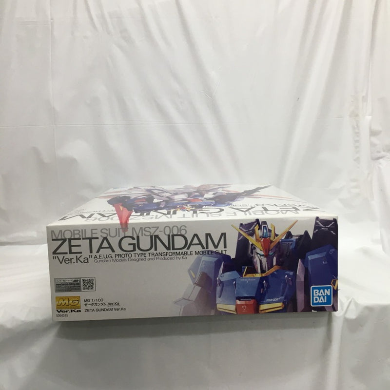 【中古】【未組立】1/100 MG MSZ-006 ゼータガンダム Ver.Ka 「機動戦士Zガンダム」 [5064015]＜プラモデル＞（代引き不可）6558