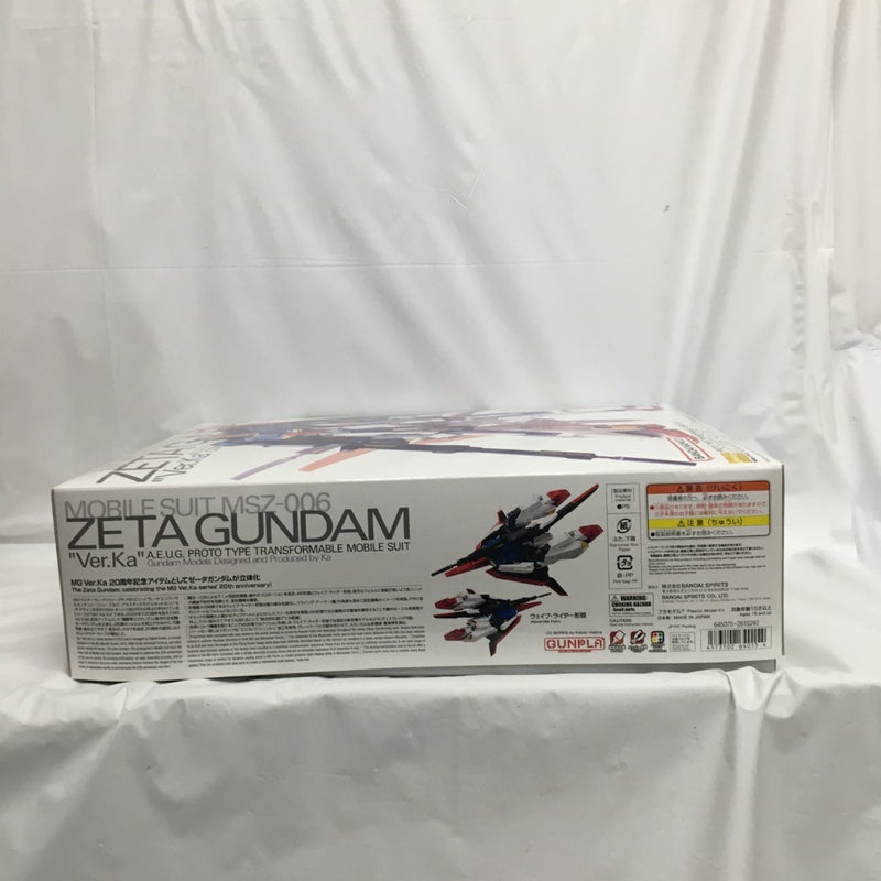 【中古】【未組立】1/100 MG MSZ-006 ゼータガンダム Ver.Ka 「機動戦士Zガンダム」 [5064015]＜プラモデル＞（代引き不可）6558