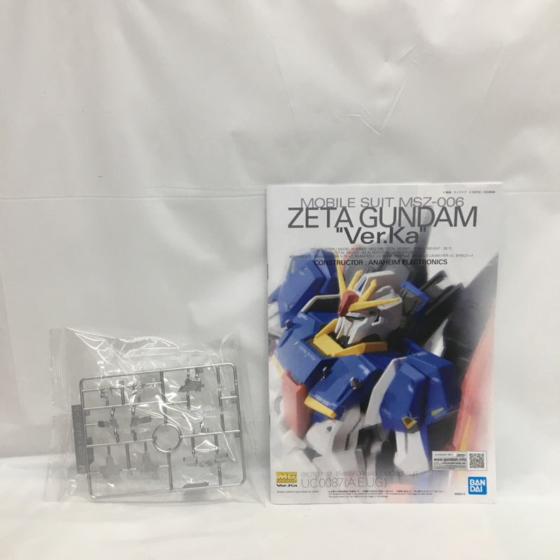 【中古】【未組立】1/100 MG MSZ-006 ゼータガンダム Ver.Ka 「機動戦士Zガンダム」 [5064015]＜プラモデル＞（代引き不可）6558