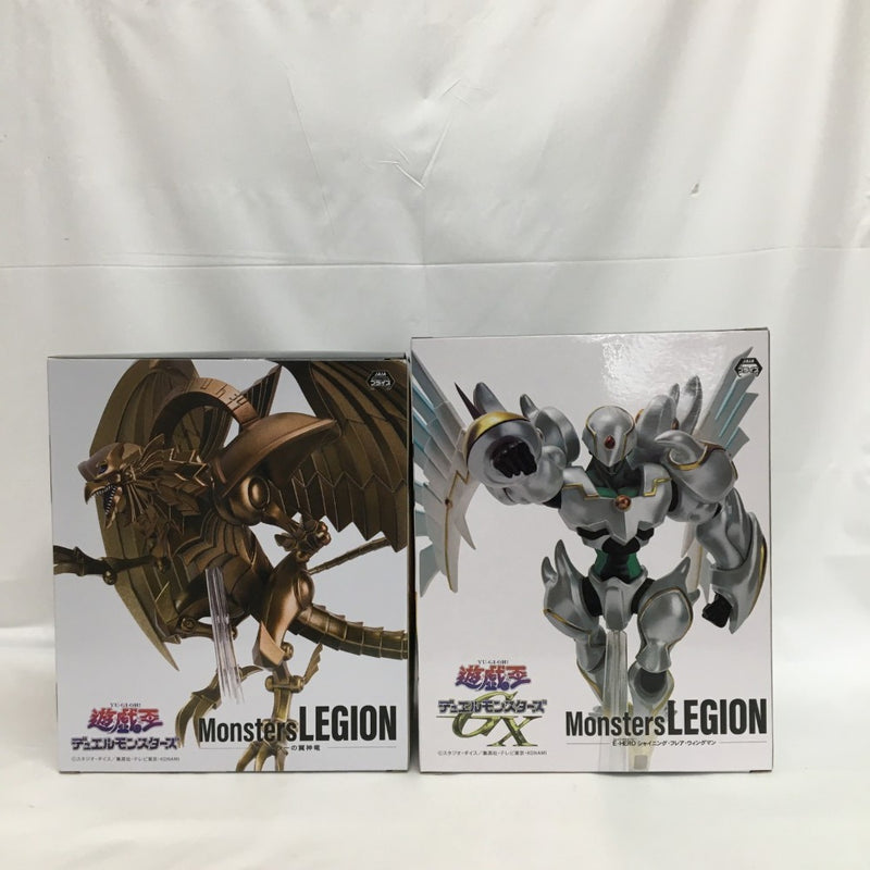 【中古】【未開封】【2個セット】「遊☆戯☆王シリーズ」 Monsters LEGION ラーの翼神竜/E・HERO シャイニング＜フィギュア＞（代引き不可）6558