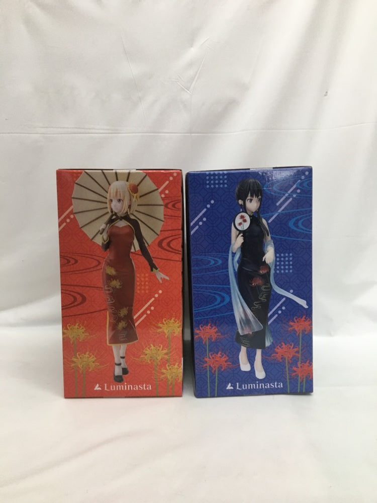 【中古】【未開封】【セット】 「リコリス・リコイル」 Luminasta-錦木千束＆井ノ上たきな-チャイナStyle 2点＜フィギュア＞（代引き不可）6558