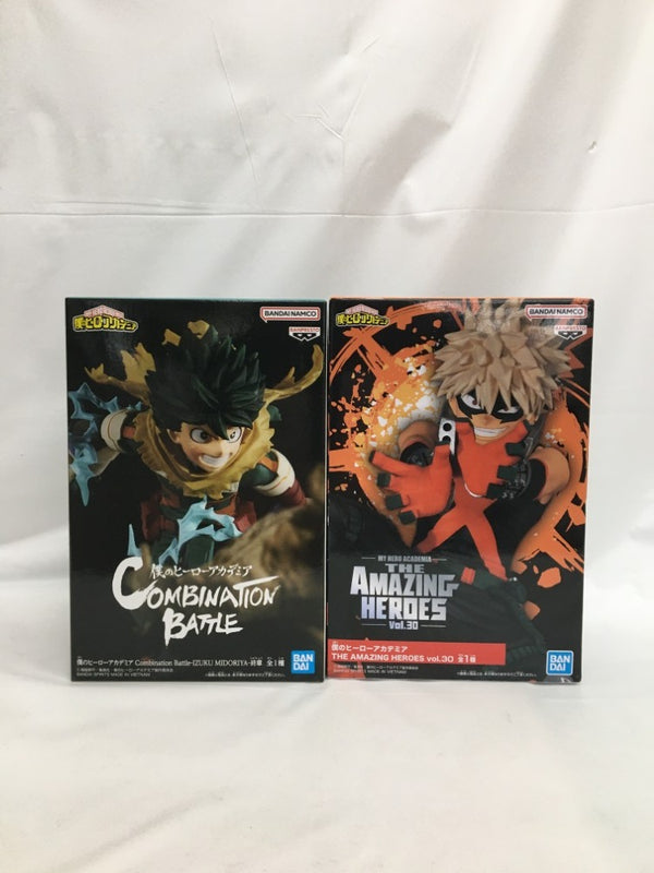 【中古】【未開封】【セット】「僕のヒーローアカデミア」緑谷出久＆爆豪勝己 2点＜フィギュア＞（代引き不可）6558