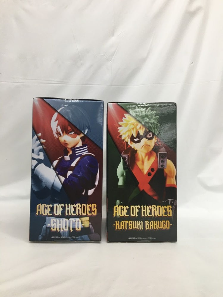 【中古】【未開封】【セット】「僕のヒーローアカデミア」 AGE OF HEROES 爆豪勝己・轟焦凍＜フィギュア＞（代引き不可）6558