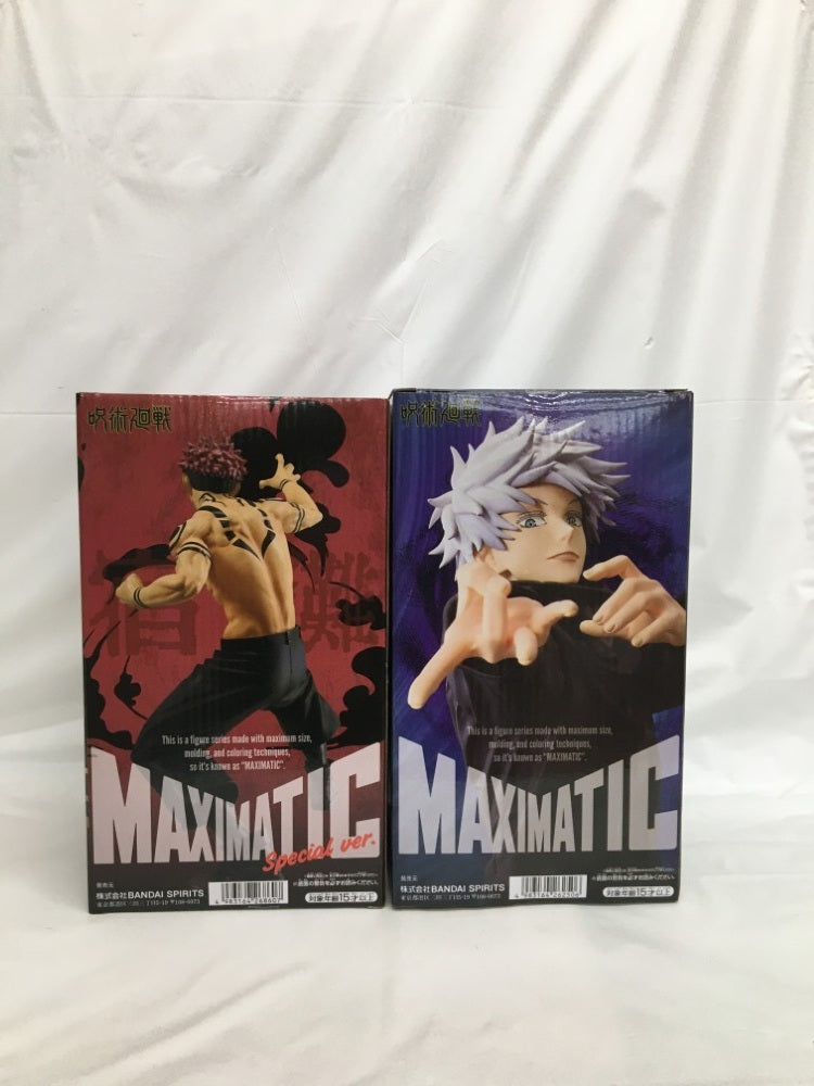 【中古】【未開封】【セット】「呪術廻戦」五条悟＆両面宿儺 MAXIMATIC 2点＜フィギュア＞（代引き不可）6558