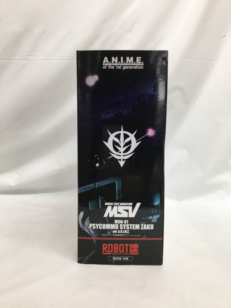 【中古】【開封品】ROBOT魂 ＜SIDE MS＞ MSN-01 高速機動型ザク ver. A.N.I.M.E. 「機動戦士ガンダムMSV」＜フィギュア＞（代引き不可）6558