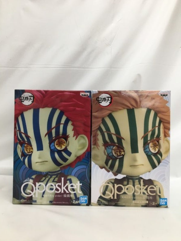 【中古】【未開封】【セット】「鬼滅の刃」 Q posket-猗窩座-2点＜フィギュア＞（代引き不可）6558