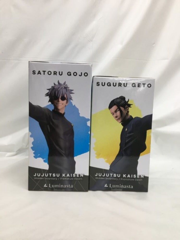 【中古】【未開封】【セット】「呪術廻戦 懐玉・玉折」 Luminasta“五条悟”夏油傑” 最強の二人 2点＜フィギュア＞（代引き不可）6558