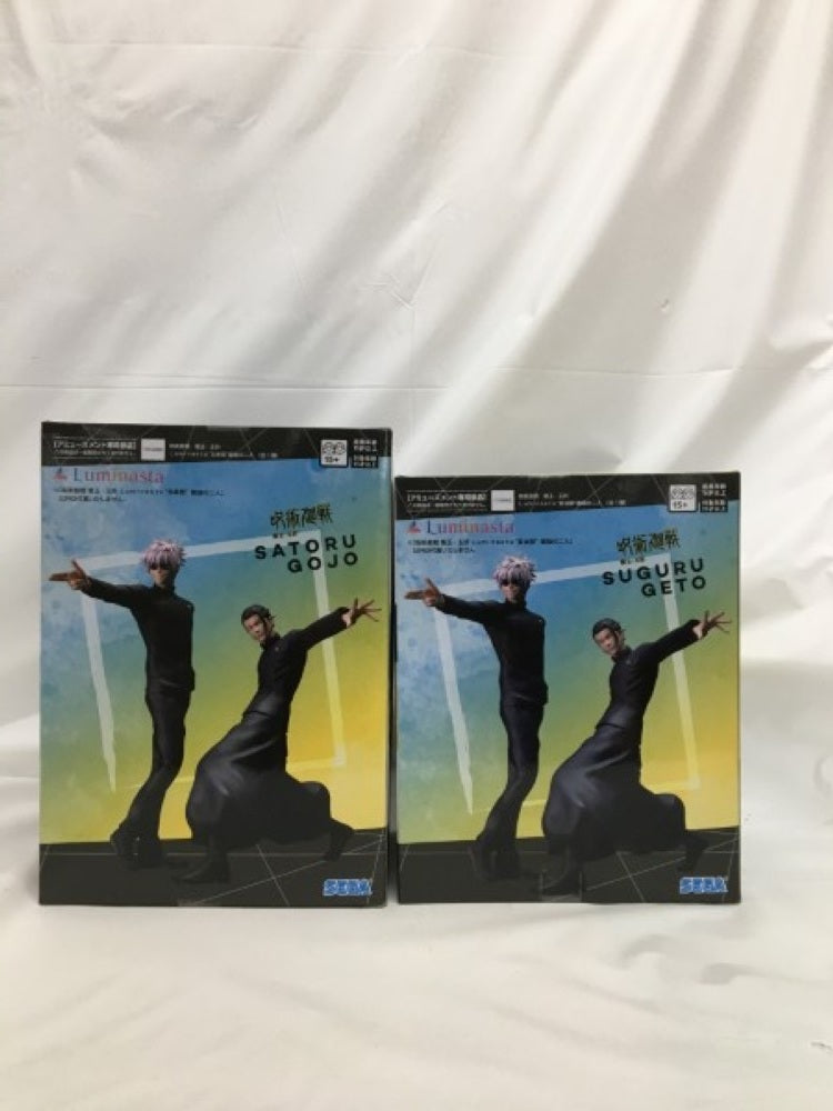 【中古】【未開封】【セット】「呪術廻戦 懐玉・玉折」 Luminasta“五条悟”夏油傑” 最強の二人 2点＜フィギュア＞（代引き不可）6558