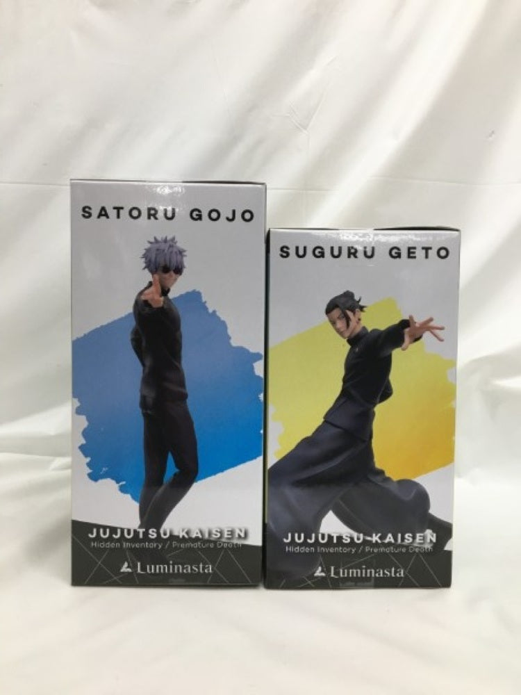 【中古】【未開封】【セット】「呪術廻戦 懐玉・玉折」 Luminasta“五条悟”夏油傑” 最強の二人 2点＜フィギュア＞（代引き不可）6558