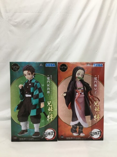 【中古】【未開封】【セット】「鬼滅の刃」 スーパープレミアムフィギュア-兄妹の絆-竈門炭治郎・竈門禰豆子＜フィギュア＞（代引き不可）6558