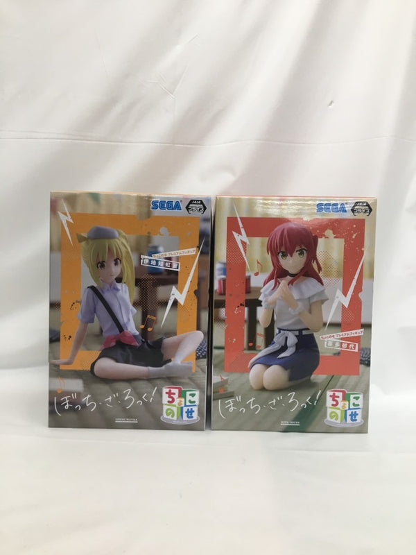 【中古】【未開封】【セット】「ぼっち・ざ・ろっく!」 ちょこのせプレミアムフィギュア 喜多郁代 ＆ 伊地知虹夏＜フィギュア＞（代引き不可）6558