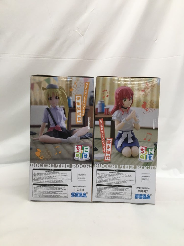 【中古】【未開封】【セット】「ぼっち・ざ・ろっく!」 ちょこのせプレミアムフィギュア 喜多郁代 ＆ 伊地知虹夏＜フィギュア＞（代引き不可）6558