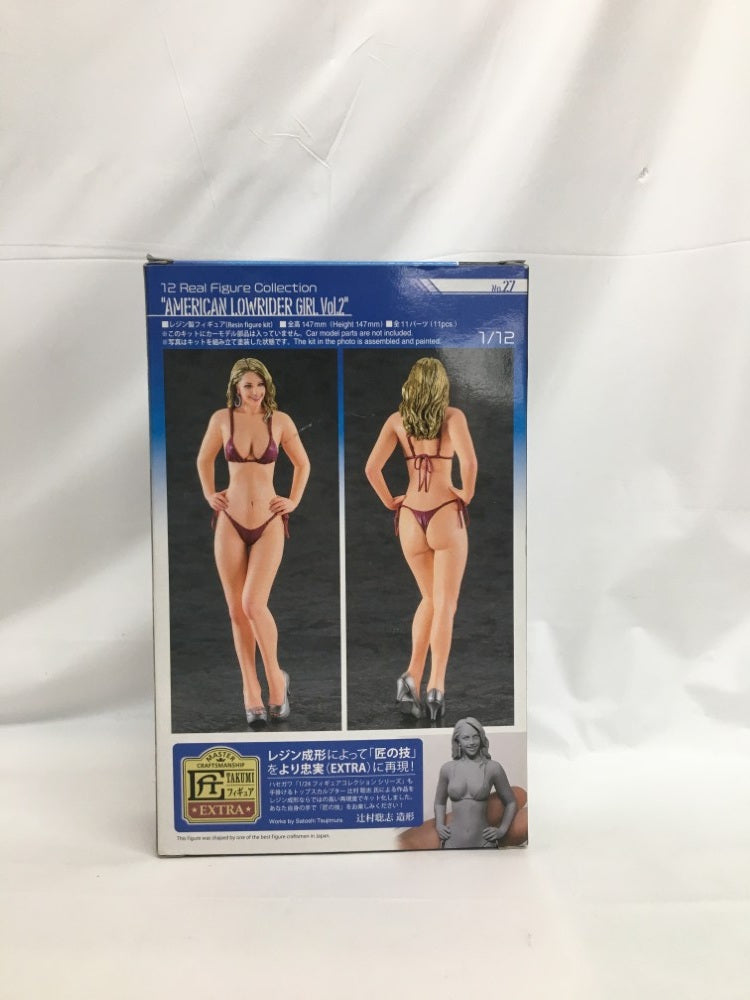 【中古】【未組立】1/12 アメリカンローライダーガール Vol.2「12リアルフィギュアコレクションNo.27」レジンキャストキット＜プラモデル＞（代引き不可）6558