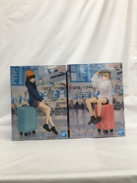 【中古】【未開封】【セット】 「リコリス・リコイル」 錦木千束・井ノ上たきな フィギュア 〜2人の旅行〜2種＜フィギュア＞（代引き不可）6558